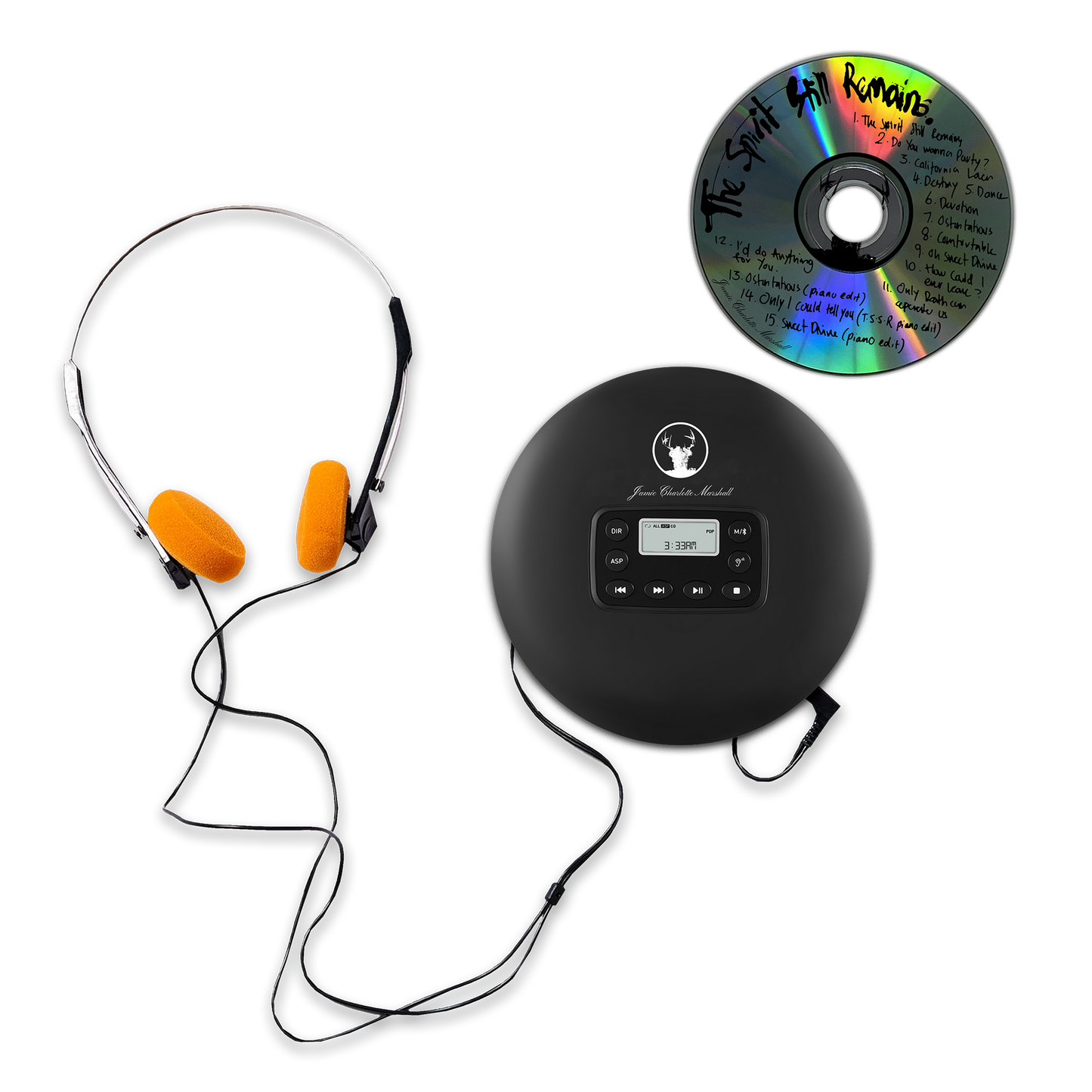 dj gummy bear x JCM Portable CD Player